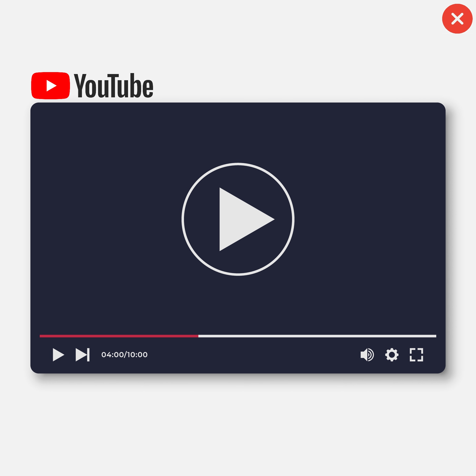 Video player preview